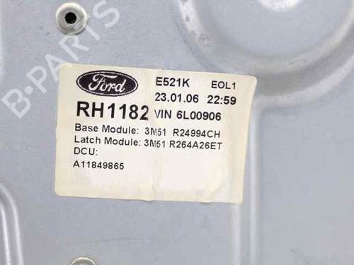 Rear right window mechanism FORD FOCUS C-MAX (DM2)  | BP19221786C25 
