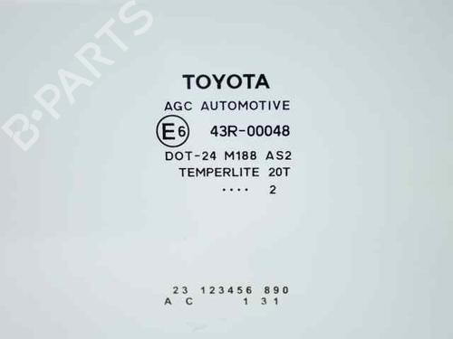 Rear right door window TOYOTA YARIS (_P13_) 1.4 D (NLP130_, NLP130) | BP19237432C21 
