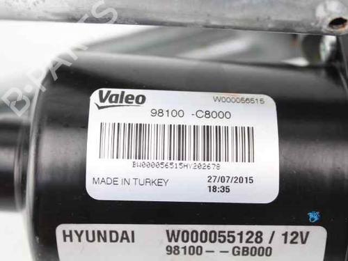 Front wiper motor HYUNDAI i20 II (GB, IB) 1.2 | BP27581795M29 