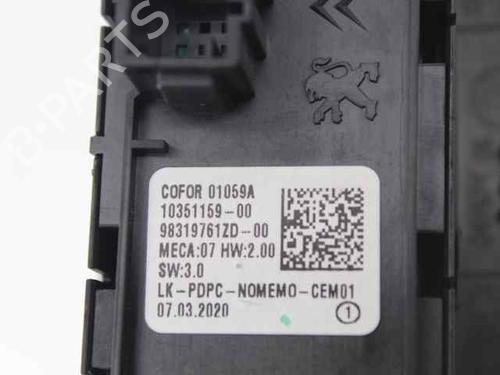 Left front window switch CITROËN C4 SPACETOURER (3D_) 1.2 PureTech 130 | BP33894380I27 - Image 8