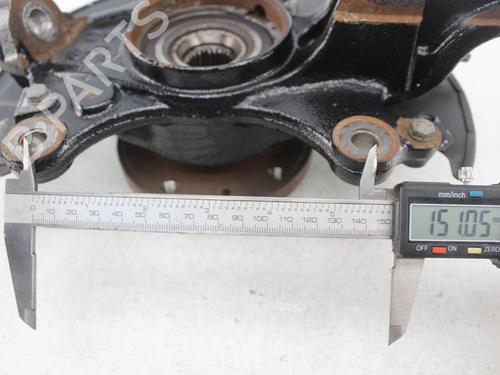 Used Left front steering knuckle Left front steering knuckle PEUGEOT 308 SW II (LC_, LJ_, LR_, LX_, L4_) 1.6 BlueHDi 120 (120 hp) 40240255 40240255