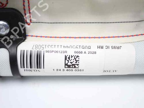 Right curtain airbag RENAULT SCÉNIC III (JZ0/1_) 1.5 dCi (JZ02, JZ0R) | BP19235009C12 