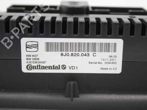 Climate control SEAT IBIZA IV ST (6J8, 6P8) 1.6 TDI | BP21199962I5 
