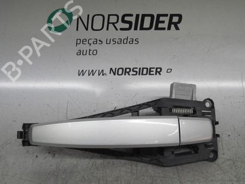 Used Rear left exterior door handle OPEL CORSA D (S07) [2006-2015]  19187719