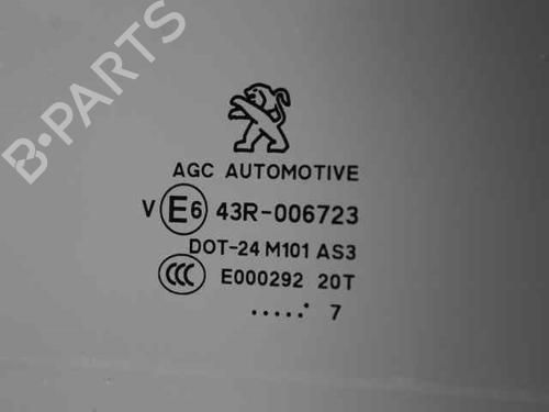 Rear left door window PEUGEOT 2008 I (CU_) 1.2 VTi | BP24480325C20 