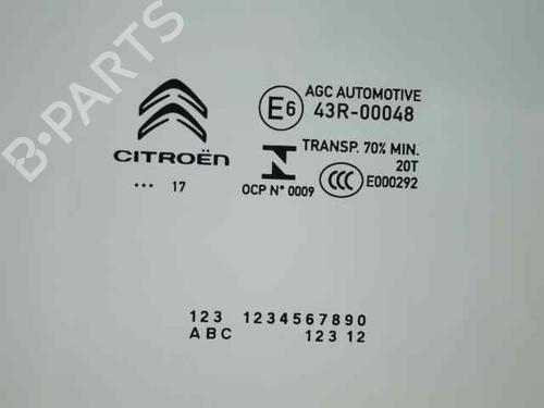 Front right door window CITROËN C3 III (SX) 1.2 VTi 82 | BP30189419C19 