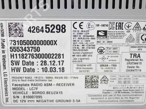 Radio OPEL CORSA E (X15) 1.4 (08, 68) | BP29818529E6 