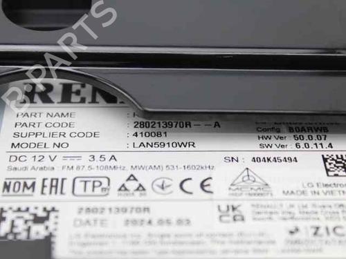 Radio DACIA JOGGER (RK_) 1.0 TCe 90 ECO-G (RKMT) | BP31366894E6