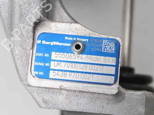 Turbolader/Kompressor OPEL ASTRA K (B16) 1.6 CDTi (68) | BP29761194M71 