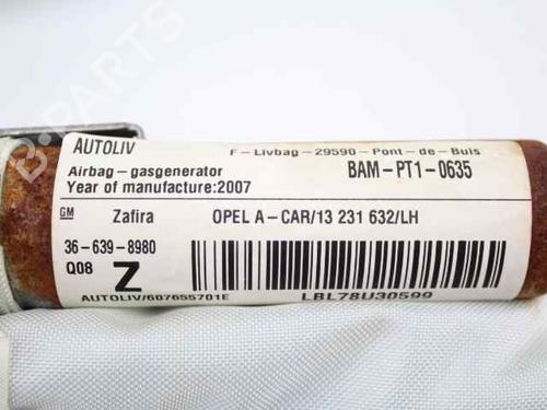 Left curtain airbag OPEL ZAFIRA / ZAFIRA FAMILY B (A05) 1.9 CDTI (M75) | BP19226735C11 