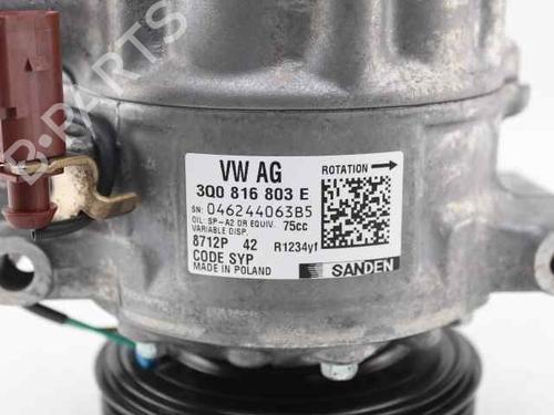 AC compressor SKODA KAMIQ (NW4) 1.5 TSI | BP32433162M34 