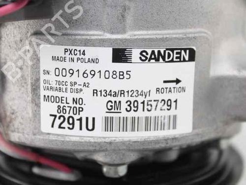 AC-Kompressor OPEL ASTRA K (B16) 1.6 CDTi (68) | BP29761182M34 