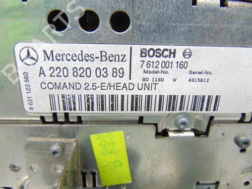 Radio MERCEDES-BENZ S-CLASS (W220)  | BP19191935E6 