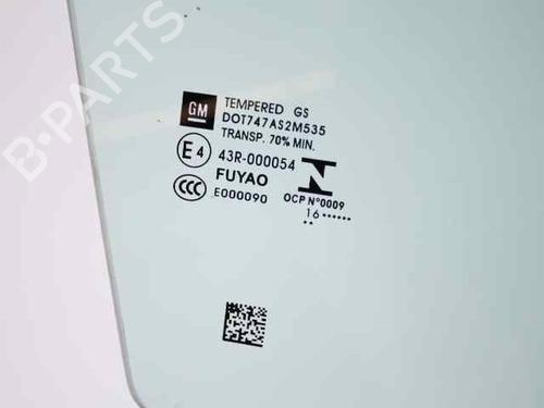 Rear right door window OPEL ASTRA K (B16) 1.6 CDTi (68) | BP20129050C21 