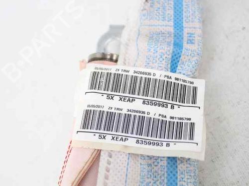 Right curtain airbag CITROËN C3 III (SX) 1.2 VTi 82 | BP30189374C12 