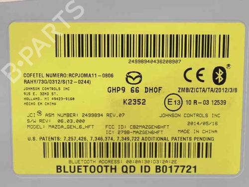 Elektronisk modul MAZDA CX-5 (KE, GH) 2.2 D (KE2FW) | BP29227956M83 