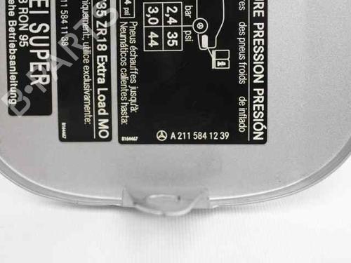 Fuel flap MERCEDES-BENZ E-CLASS (W211) E 55 AMG Kompressor (211.076) | BP19222196C131 