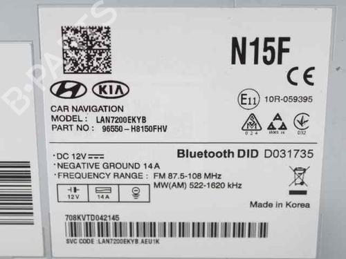 Radio KIA STONIC (YB) 1.0 T-GDi | BP27581685E6 