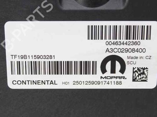 Electronic module FIAT TIPO Estate (356_, 357_) 1.3 D (356WXH1A) | BP25800298M83 - Image 2