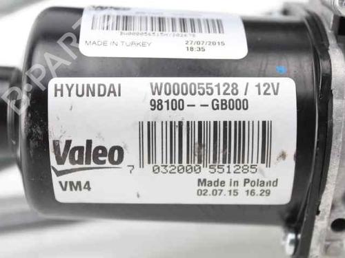 Front wiper motor HYUNDAI i20 II (GB, IB) 1.2 | BP27581795M29 