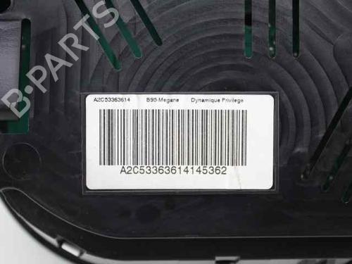 Instrument cluster RENAULT MEGANE III Grandtour (KZ0/1) 1.5 dCi (KZ0C, KZ1A) | BP19243358C47 