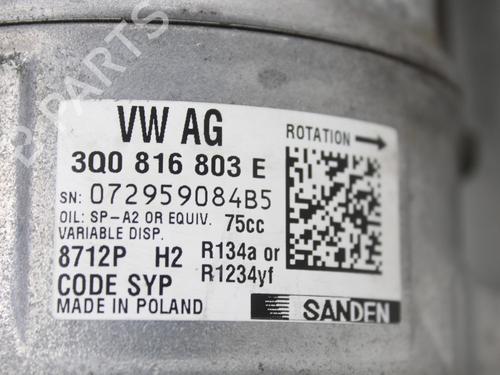 AC compressor SKODA FABIA IV (PJ3) 1.0 TSI | BP40274303M34 - Image 5