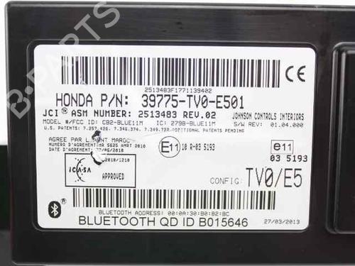 Electronic module HONDA CIVIC VIII Hatchback (FN, FK) 2.2 CTDi (FK3) | BP19221384M83 