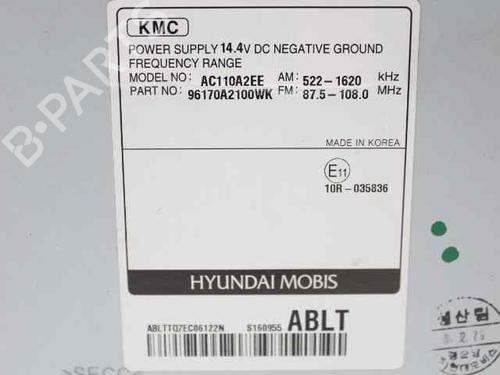 Radio KIA PRO CEE'D (JD) 1.6 CRDi 110 | BP28528532E6