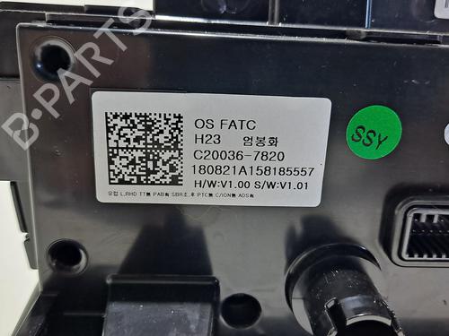Climate control HYUNDAI KONA (OS, OSE, OSI) 1.0 T-GDi | BP9126696I5 