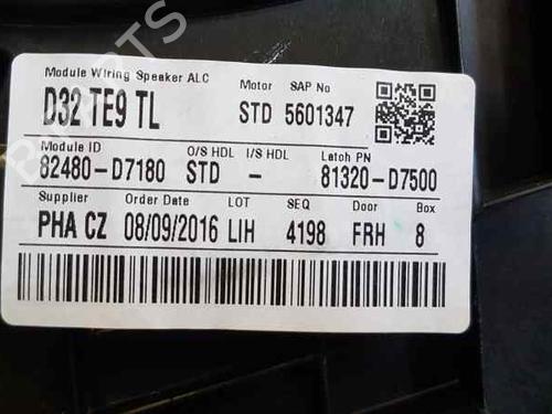 Front right window mechanism HYUNDAI TUCSON (TL, TLE) 1.6 GDi | BP5135644C23 