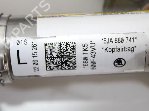 Left curtain airbag SKODA RAPID (NH3, NK3, NK6) 1.6 TDI | BP13911398C11 
