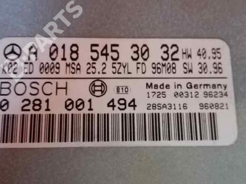Used Engine control unit (ECU) MERCEDES-BENZ E-CLASS (W210) E 290 Turbo-D (210.017) (129 hp) 5134790