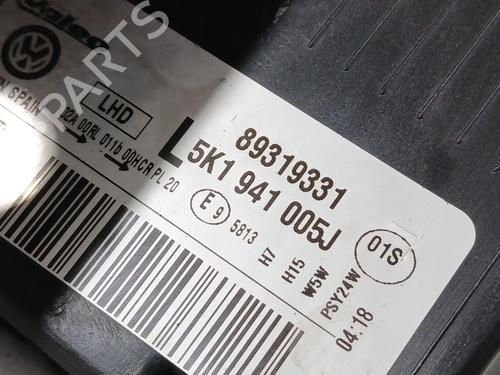 Left headlight VW GOLF VI (5K1) 1.6 TDI | BP32114139C28 