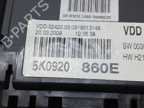 Instrument cluster VW GOLF VI (5K1)  | BP27711302C47 