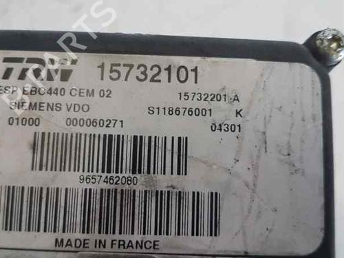 ABS pump PEUGEOT 407 (6D_) 1.6 HDi 110 (6D9HZC, 6D9HYC) | BP5566043M43 
