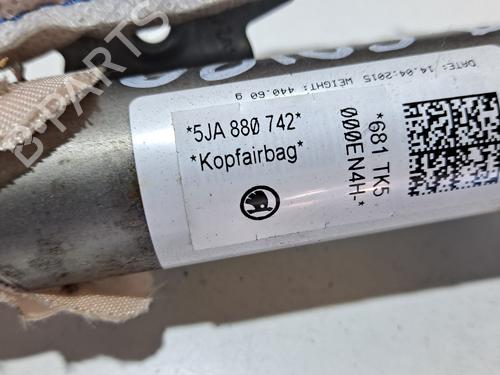 Right curtain airbag SKODA RAPID (NH3, NK3, NK6) 1.6 TDI | BP9804676C12 