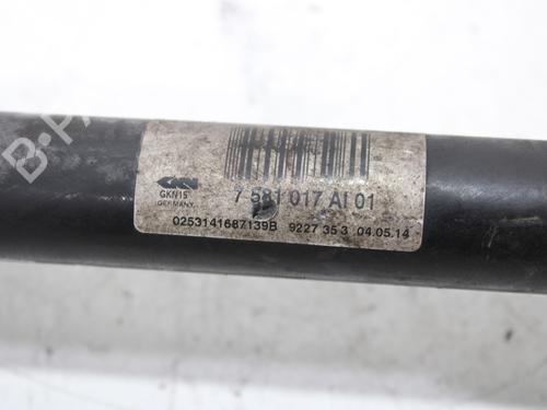 Left rear driveshaft BMW 5 (F10) 530 d xDrive | BP18857779M40 