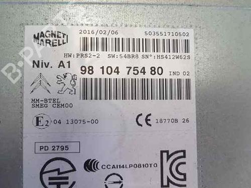 Radio CITROËN C4 CACTUS 1.6 BlueHDi 100 | BP5749059E6 