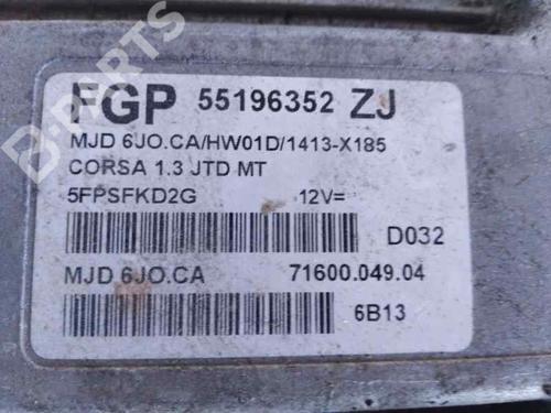 Engine control unit (ECU) OPEL CORSA C (X01) 1.3 CDTI (F08, F68) | BP8219929M57 