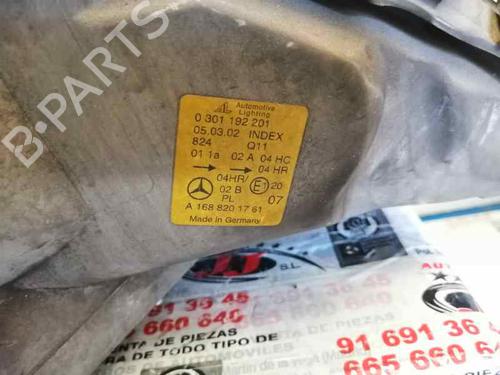 Left headlight MERCEDES-BENZ A-CLASS (W168) A 170 CDI (168.008) | BP5133738C28 
