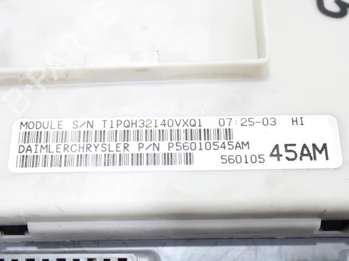 Fuse box JEEP CHEROKEE (KJ) 2.8 CRD | BP17071754E1 