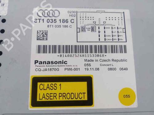 Radio AUDI A4 B8 Avant (8K5)  | BP6324839E6 