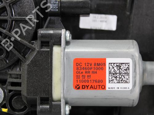 Rear right window mechanism KIA SPORTAGE IV (QL, QLE) 1.6 GDI | BP13389650C25 