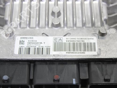 Engine control unit (ECU) PEUGEOT 407 (6D_)  | BP16423265M57 