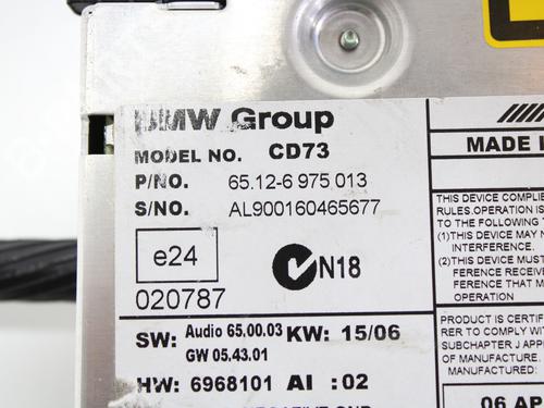 Radio BMW 1 (E87) 120 i | BP13931114E6 
