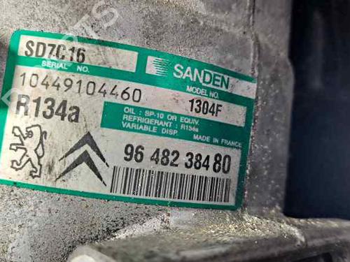 AC compressor PEUGEOT 407 (6D_) 1.6 HDi 110 (6D9HZC, 6D9HYC) | BP6556267M34 