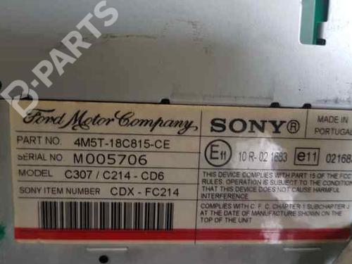 Bilradio FORD FOCUS C-MAX (DM2) 2.0 TDCi | BP5138221E6 