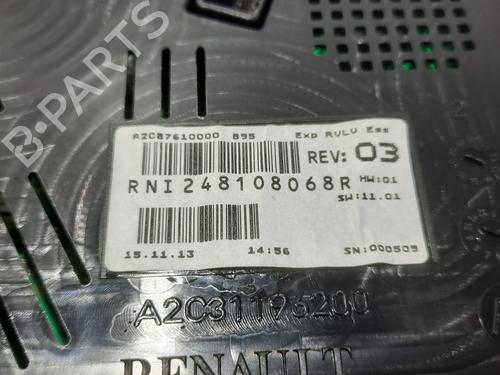 Instrument cluster RENAULT MEGANE III Hatchback (BZ0/1_, B3_) 1.2 TCe (BZ2B, BZ11) | BP10743909C47 