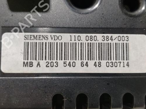 Instrument cluster MERCEDES-BENZ C-CLASS Coupe (CL203) C 220 CDI (203.708) | BP6898110C47 