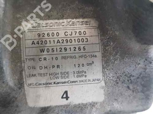 AC compressor NISSAN MICRA III (K12) 160 SR | BP5248672M34 